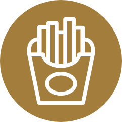 French Fries Straight Cut Icon