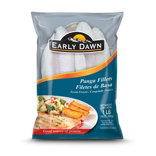 Bag of Early Dawn panga fillets 1 LB
