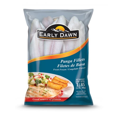 Bag of Early Dawn panga fillets with 2 LBS