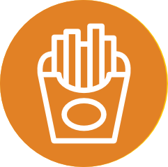 French Fries Shoestring Cut Icon